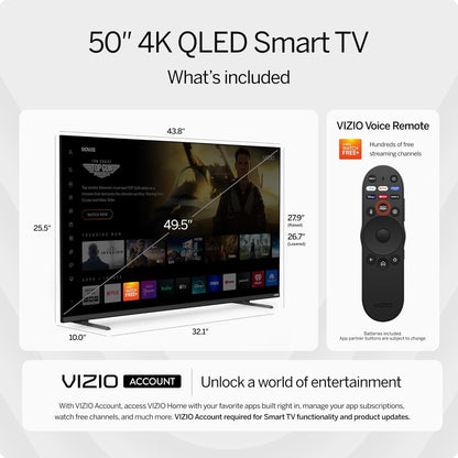 🔥Last day for factory clearance! ✨Only $ 39.99📺VIZIO 75” 4K Smart TV