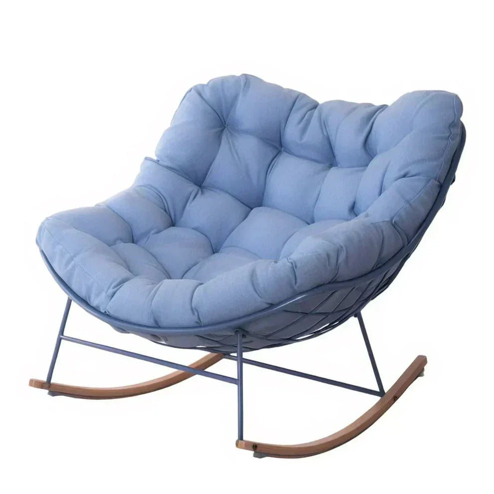 Your Cocoon of Comfort: The Deep-Cushioned Magic of a Rocking Papasan Chair