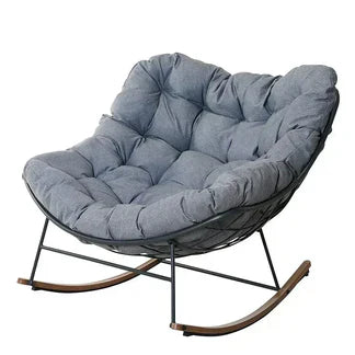 Your Cocoon of Comfort: The Deep-Cushioned Magic of a Rocking Papasan Chair