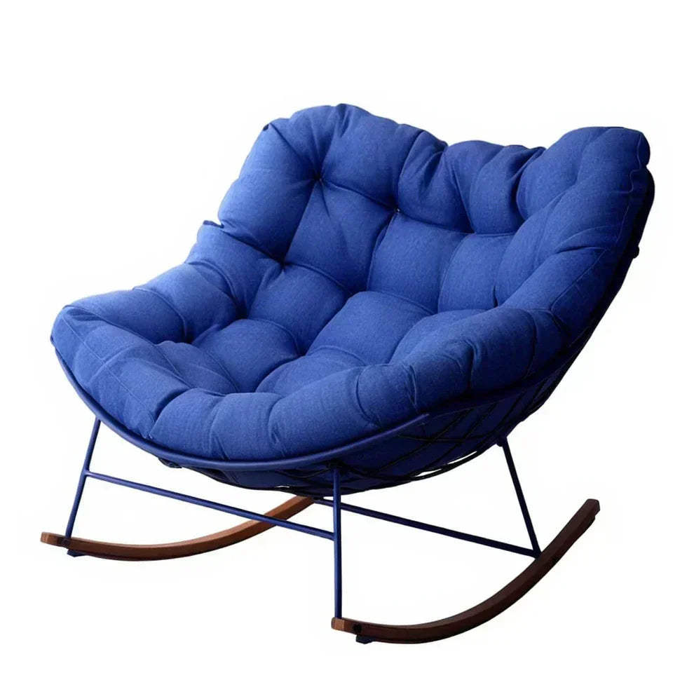 Your Cocoon of Comfort: The Deep-Cushioned Magic of a Rocking Papasan Chair